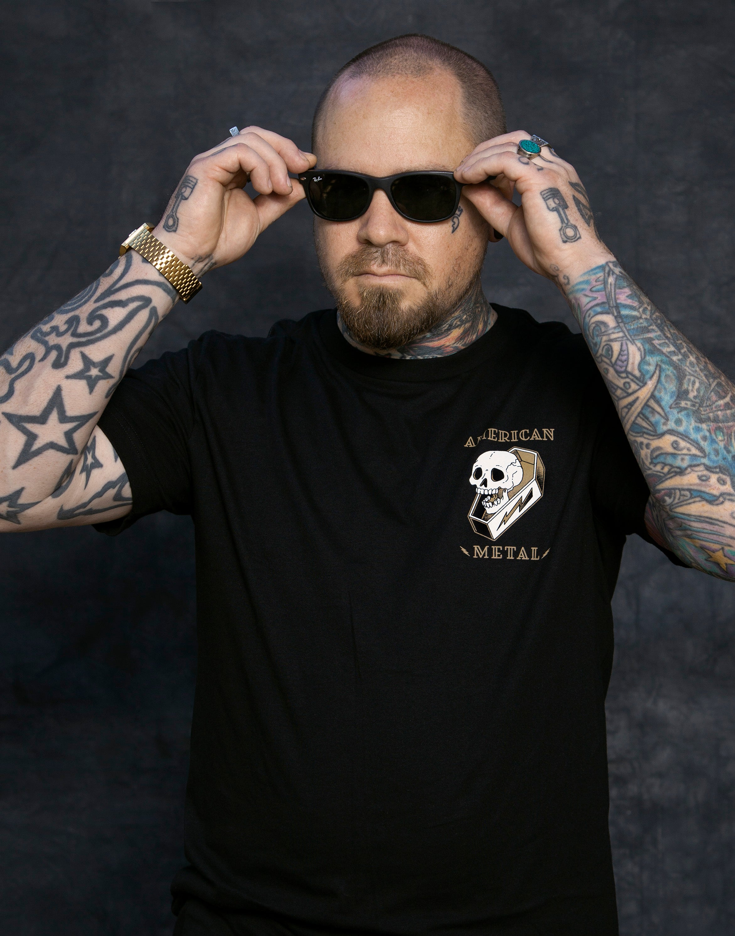 Skull Coffin T-Shirt – American Metal Customs